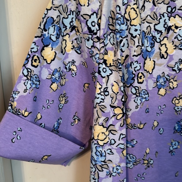 Karen Scott Short Sleeve Top Size XL NWOT - Picture 8 of 8